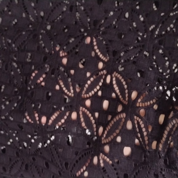 Free People Intimately Black Lace Gothic Victorian Bohemian Top size Small - Picture 10 of 13